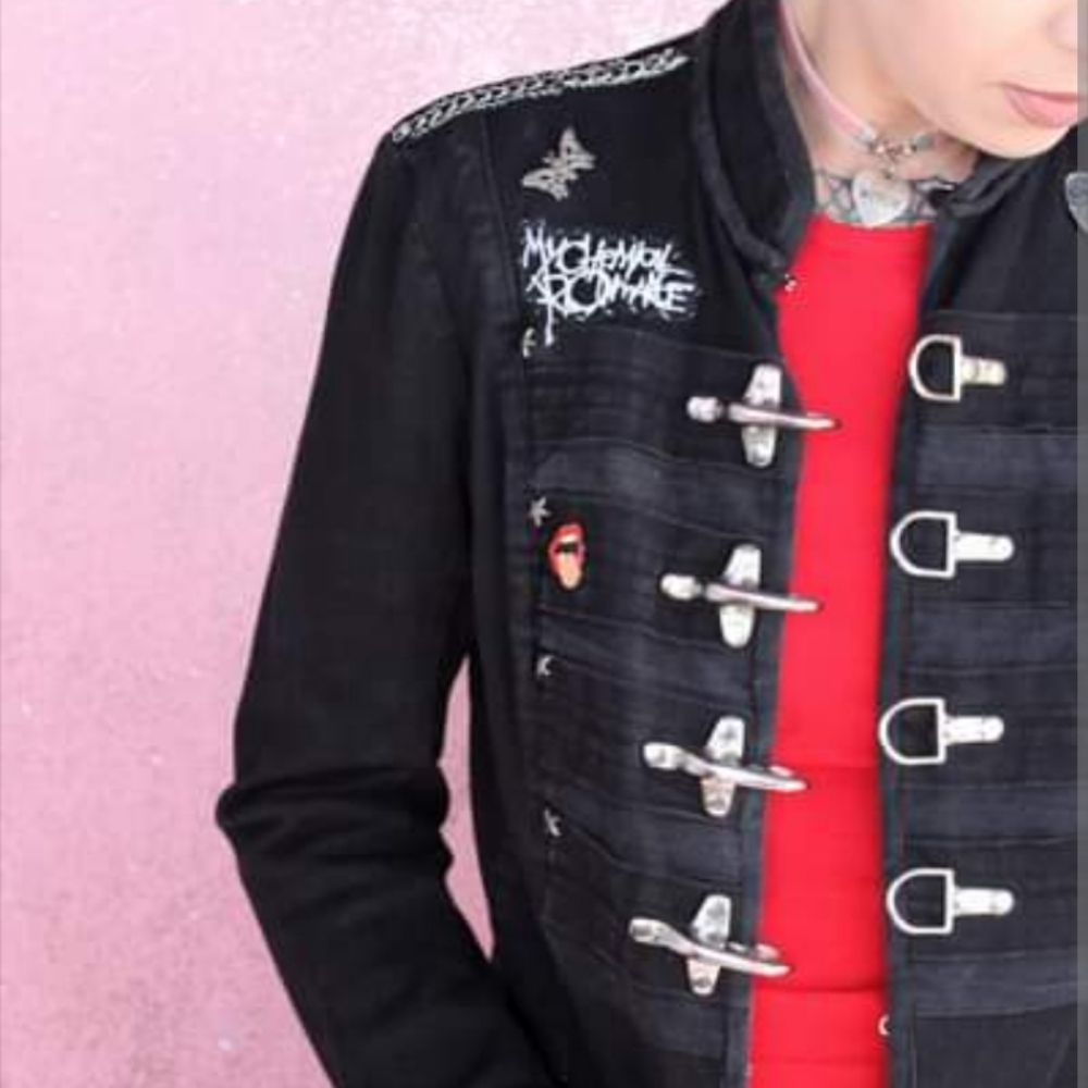 SOLD! W/ free ChemRo tee! BlackParade Pt.2- TRIPP Nyc upcycled MyChemRo gothic - Picture 16 of 16